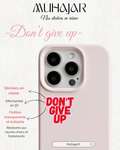 Stickers résine - Dont Give Up