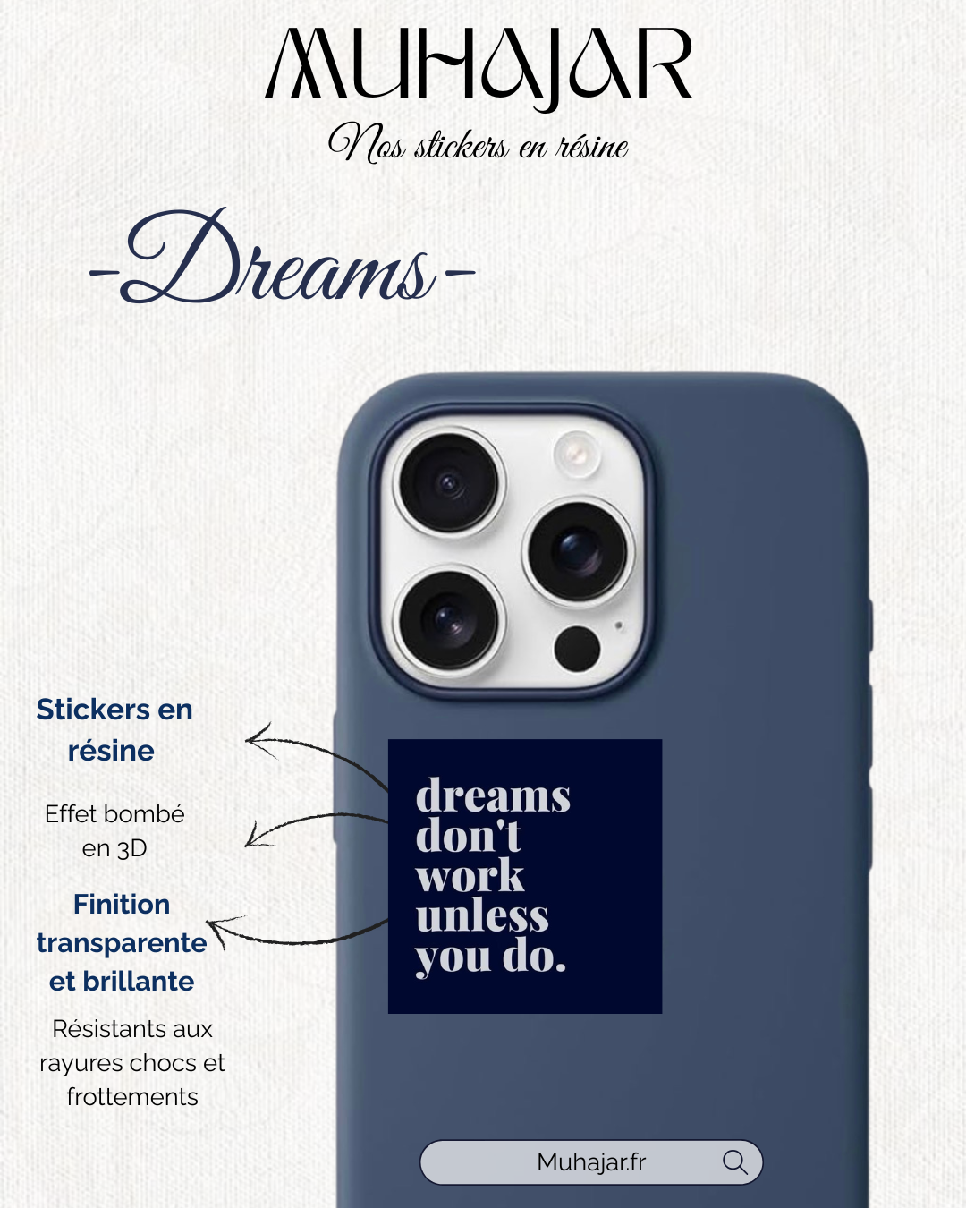 Stickers résine - Dreams