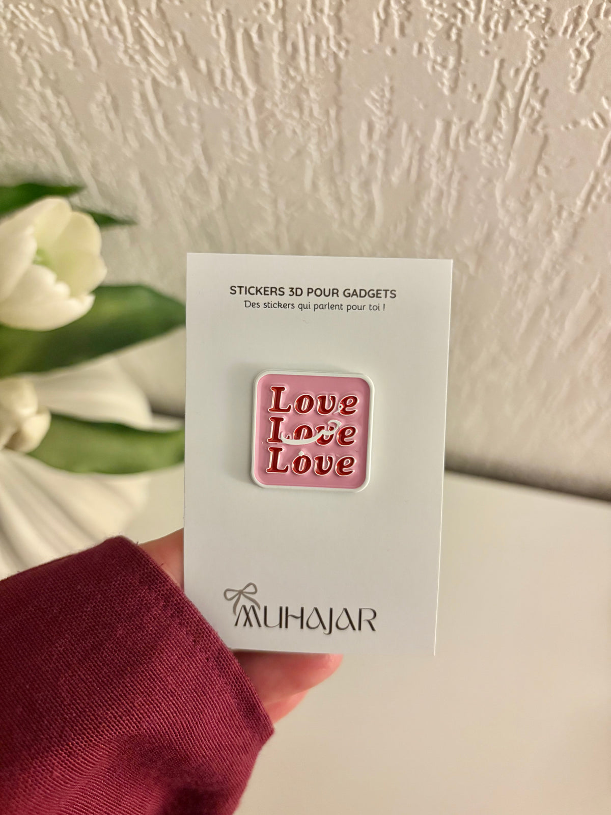 Stickers métal - Love