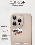 Stickers résine - Yalla habibi